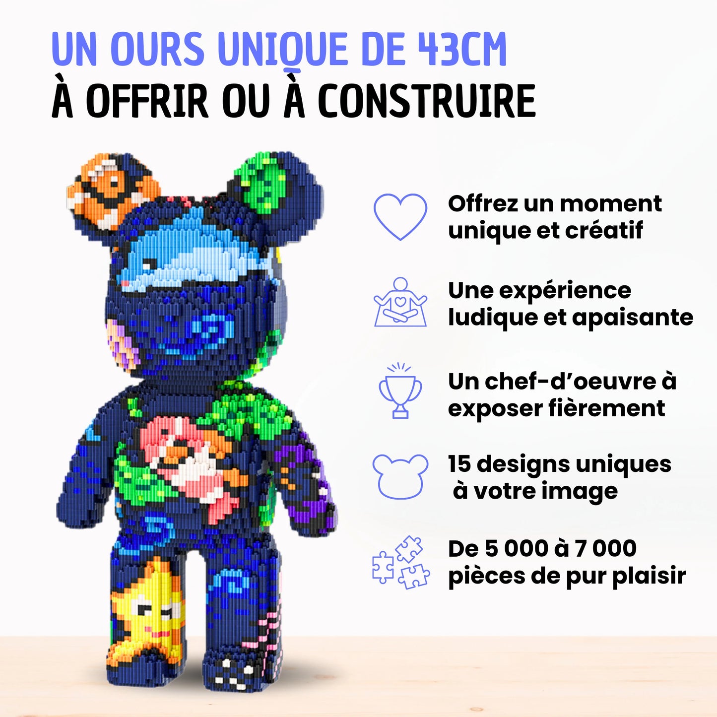 Pixi Bear™ Ours Géant à Assembler