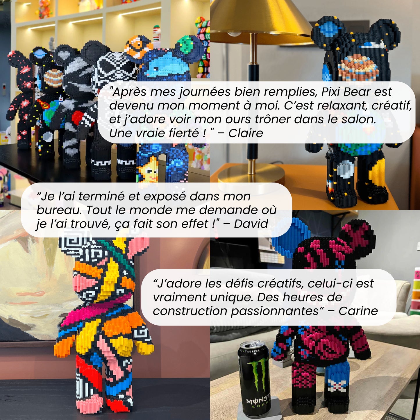 Pixi Bear™ Ours Géant de 43 cm à Assembler