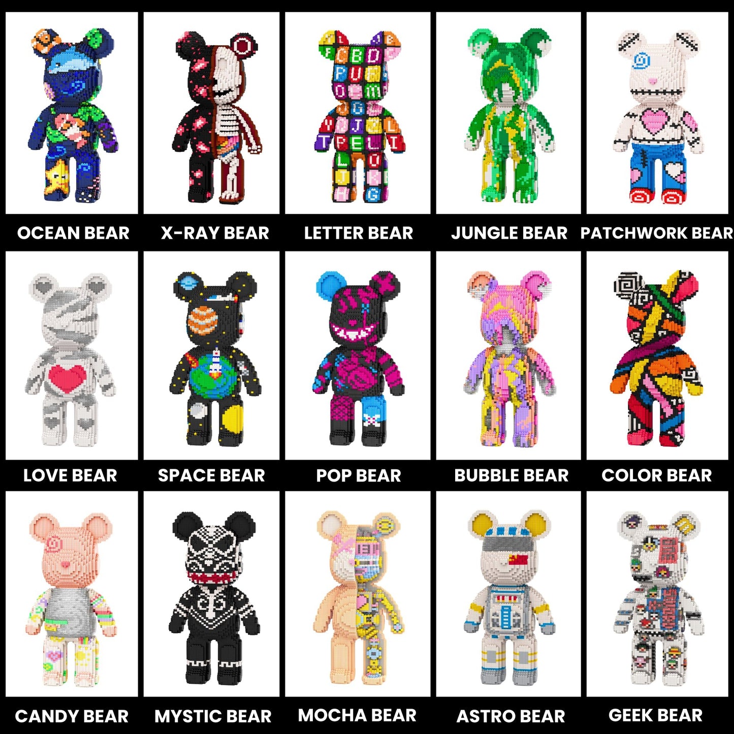 Pixi Bear™ Ours Géant de 43 cm à Assembler