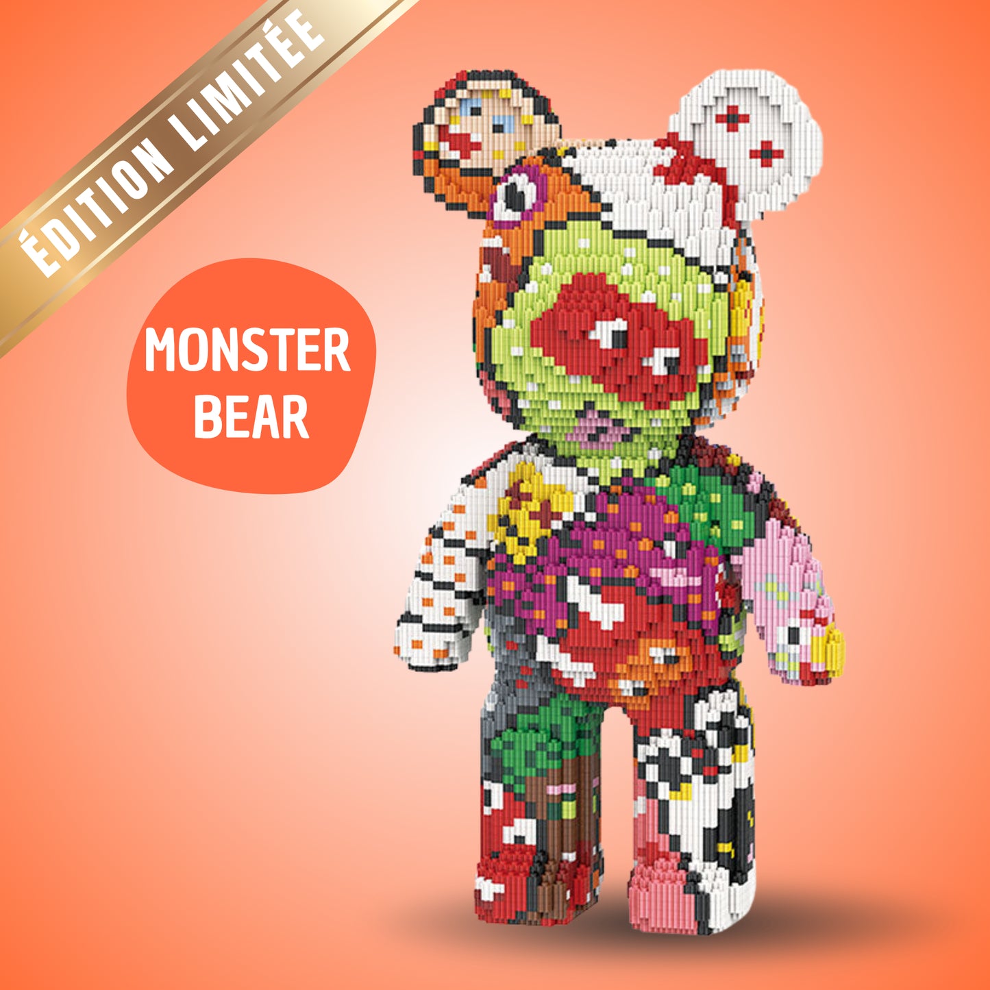 Pixi Bear™ Ours Géant de 43 cm à Assembler