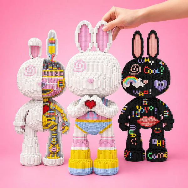 Pixi Bunny™ Lapin Géant de 55 cm à Assembler